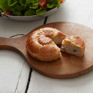 Tourte à la volaille et tourte au poisson