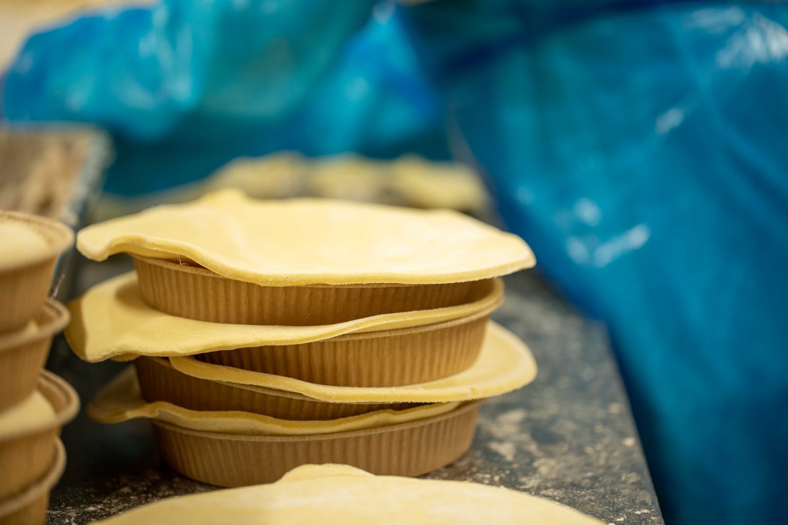 Préparation des tourtes