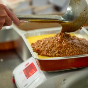 Préparation des lasagnes