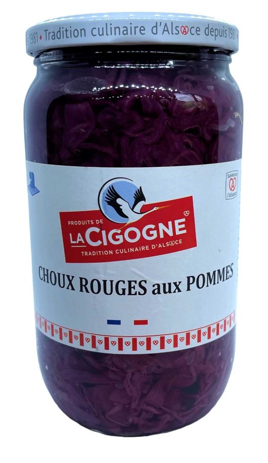Choux rouge aux pommes
