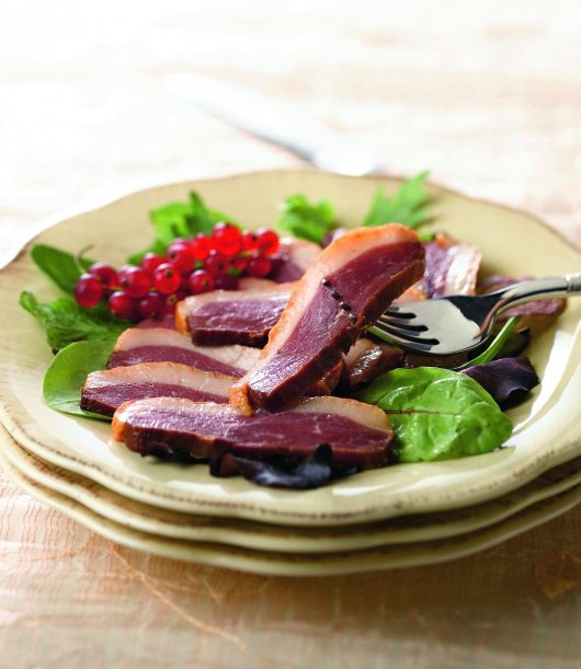 Magret de canard fumé